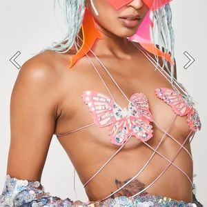 *New* Butterfly string bra top